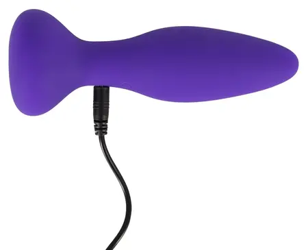 Sweet Smile RC Anal Plug Liquid Silicone 10 Modes Black 14.5cm