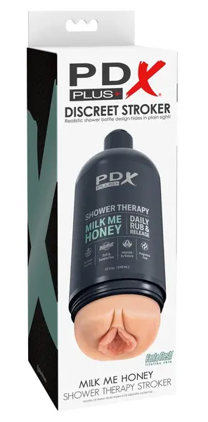 PDX Plug Shower Therapy Milk Me Honey Intimna Mašina 20.7cm