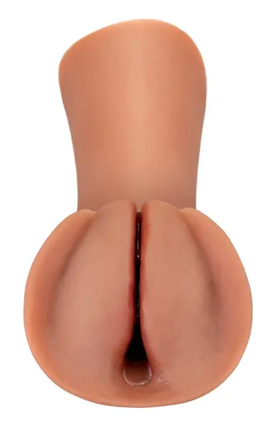 PDX Extreme Wet Slippery Sleeve Tan - Vodom Aktiviran Intimni Uređaj 14.6cm