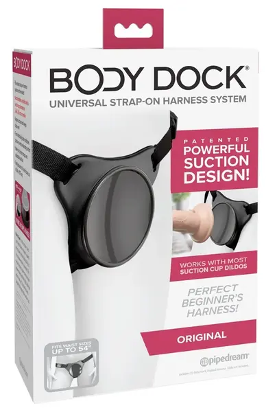 Pipedream Body Dock Original Harness - Podesivi remen sistem, Crni