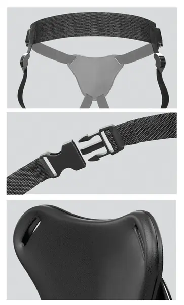 Pipedream Body Dock Original Harness - Podesivi remen sistem, Crni