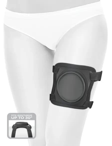 Pipedream Body Dock Lap Strap Adjustable Intimate System Black
