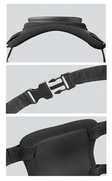 Pipedream Body Dock Lap Strap Adjustable Intimate System Black