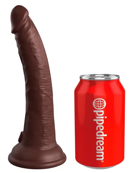 King Cock Elite KCE 7 Dual Density Intimate Model Brown 21 cm