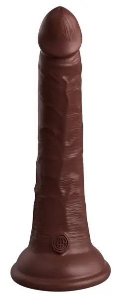 King Cock Elite KCE 7 Dual Density Intimate Model Brown 21 cm