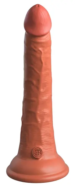 King Cock Elite KCE 7 Dual Density silikonski model Tan 21 cm