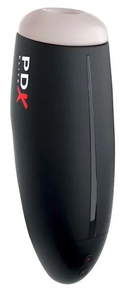 PDX Elite Fap-O-Matic intimni uređaj sa usisom i vibracijom, crni