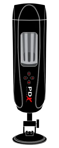 PDX Elite Ultimate Milker 2 intimni uređaj LED 27 cm crni