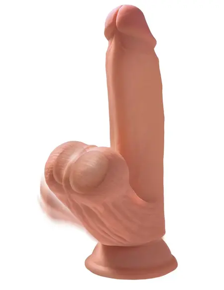 King Cock Plus 7” Triple Density Model with Swinging Feature Tan
