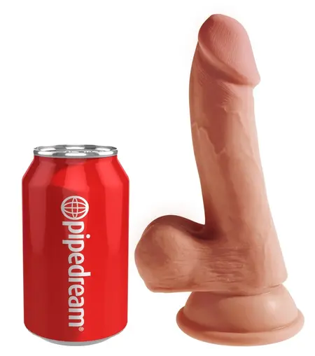 King Cock Plus 6.5” TDC Tan Intimate Machine with Suction Base