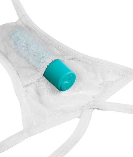 HookUp Panties Remote Bow-Tie G-String S-L with Wireless Bullet Vibrator