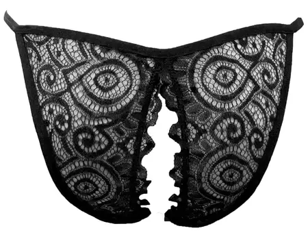 HookUp Panties Lace Peek-a-Boo Remote Set XL-XXL | Discreet Vibrating Briefs