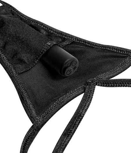 HookUp Panties Lace Peek-a-Boo Remote Set XL-XXL | Discreet Vibrating Briefs