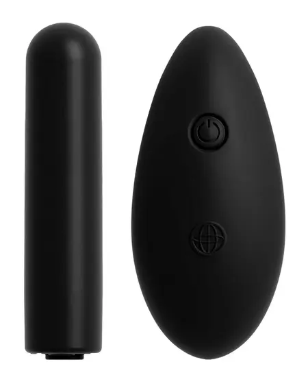 HookUp Panties Remote Bowtie Bikini XL-XXL Rechargeable Black