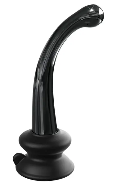 Pipedream Icicles br. 87 zakrivljeni stakleni model sa uklonjivom usisnom čašicom 15,5 cm