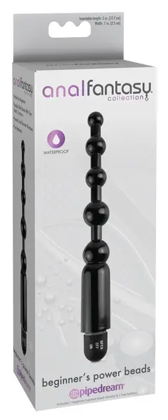 AFC Power Beads Beginner Intimate Silicone Bead Massager 20cm Waterproof