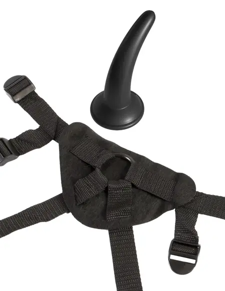 FFSLE The Pegger Adjustable Strap-On Set with Curved Suction Cup Attachment 12cm
