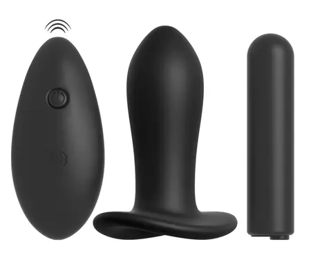 Fetish Fantasy Series Remote Control Intimate Panty Set, Black, USB
