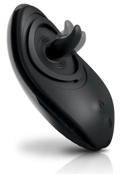 SRC Silicone Rim Joy Intimate Vibrator with Warming System 13cm Black