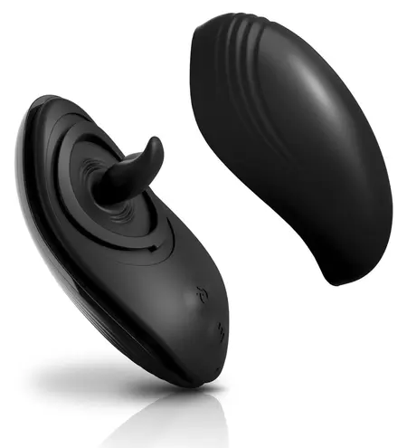 SRC Silicone Rim Joy Intimate Vibrator with Warming System 13cm Black