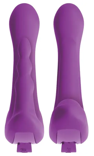 Pipedream Rock N' Ride Triple Action Vibrator Silicone 17.8cm Purple