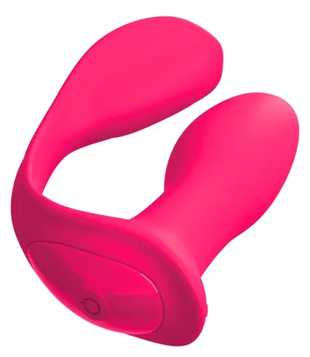 Pipedream Threesome Double Ecstasy Remote Silicone Dual Stimulator 14.1cm