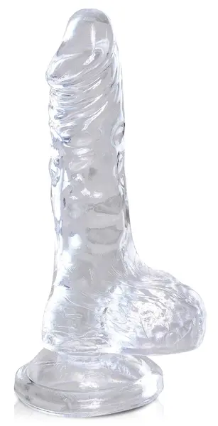 King Cock KCC 4 Compact Intimate Model with Suction Base 10.2cm TPE