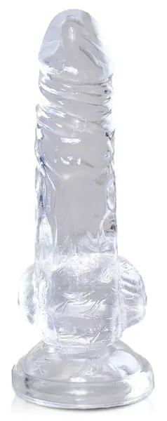King Cock KCC 4 Compact Intimate Model with Suction Base 10.2cm TPE