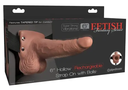 Fetish Fantasy Series FF6 Hollow Strap-On Vibrirajući pojas 17.8 cm