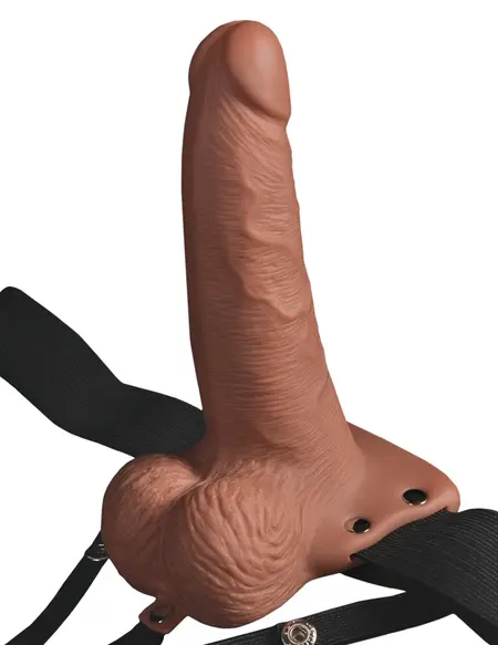 Fetish Fantasy Series FF6 Hollow Strap-On Vibrirajući pojas 17.8 cm