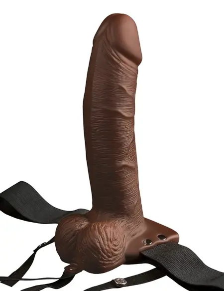 Pipedream FF8 Hollow Strap-On Vibrating System with Remote, 22.9 cm