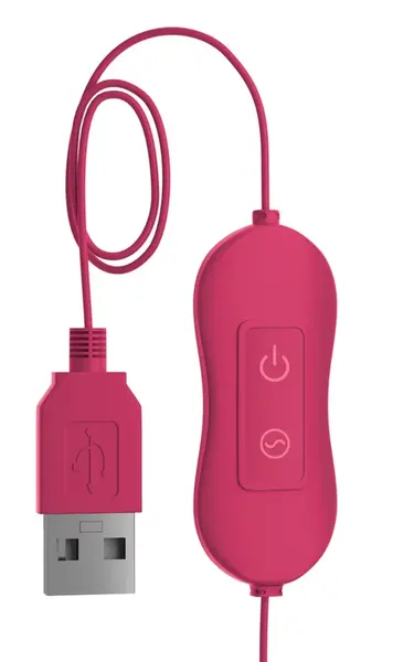 OMG! Bullets Fun Intense 20-Mode Silicone Vibration Device Pink 7.6cm