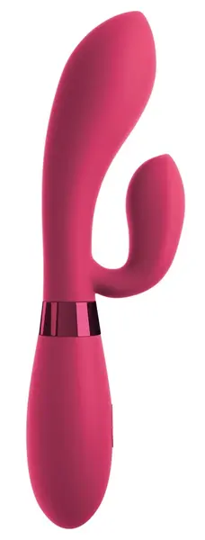 OMG! Mood Silicone Dual-Motor Intimate Device, Violet, 21.2 cm