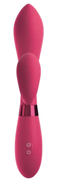 OMG! Mood Silicone Dual-Motor Intimate Device, Violet, 21.2 cm