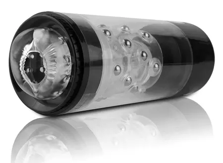 Pipedream PET Roto-Bator Clear/Black Rotating Intimate Device 24.2cm