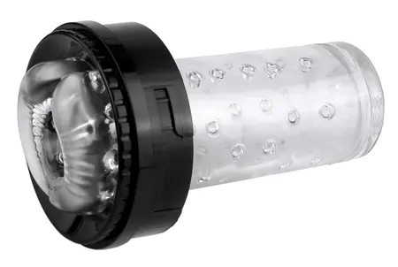 Pipedream PET Roto-Bator Clear/Black Rotating Intimate Device 24.2cm