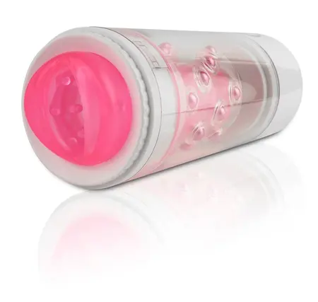 Pipedream Roto-Bator White/Pin Rotating Intimate Device 24.1cm