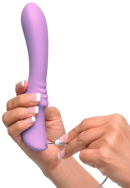 FemmeFunn Flexible Intimate Massager Rechargeable Purple 18.5cm