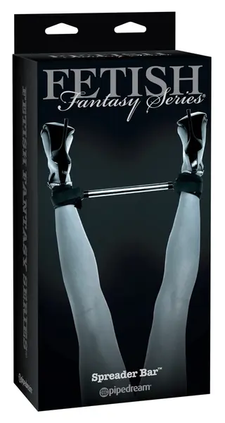 Fetish Fantasy Series FFSLE Podesiva Podstavljena Šipka za Razdvajanje Crna/Srebrna 37 cm