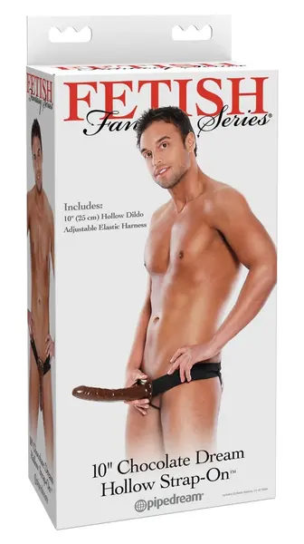 Pipedream FFS 10 Chocolate Dream Hollow Podesivi Strap-On 25 cm