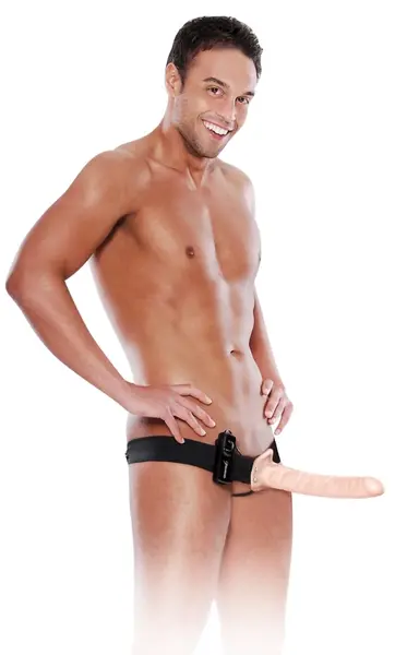Pipedream FFS 10 Hollow Vibrating Strap-On Adjustable 25 cm Black