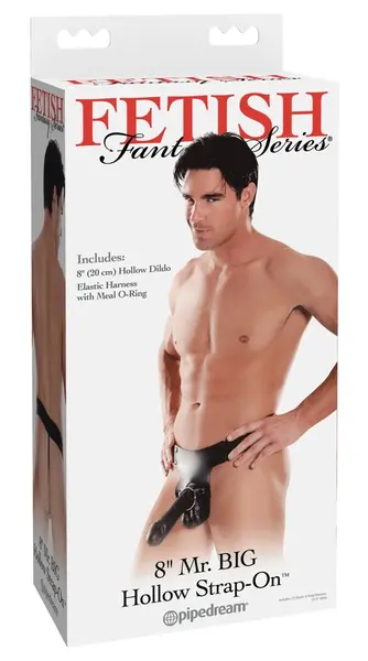 FFS Mr. Big Hollow 8 Intimate Extension with Adjustable Harness 21cm