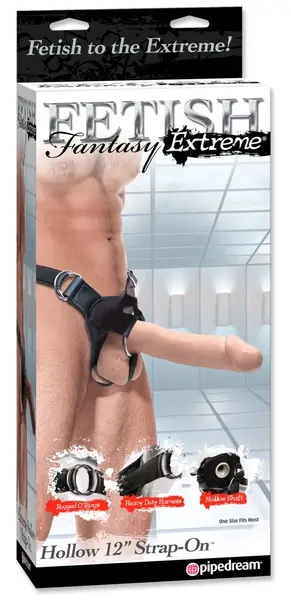 Fetish Fantasy Elite Hollow 12 Strap-On Adjustable System 30.5cm Light
