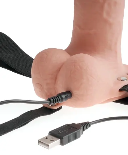 Fetish Fantasy Series FFS11 Hollow Light Strap-On Vibrating Harness 30.5cm