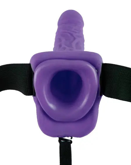 Fetish Fantasy Series 7 Vibro Hollow Adjustable Strap-On 18.9cm Beige