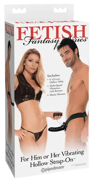 FFSFHOH Vibrirajući Hollow Strap-On Sistem sa Podesivim Pojasom 17cm