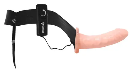 FFSFHOH Vibrirajući Hollow Strap-On Sistem 17 cm - Podesivi Pojas