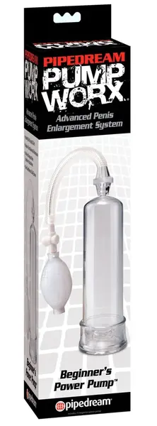 Pipedream Pump Worx Početna Power Pump Transparentna 19cm