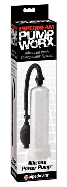 Pipedream Power Pump Silicone System Transparent 19.5cm