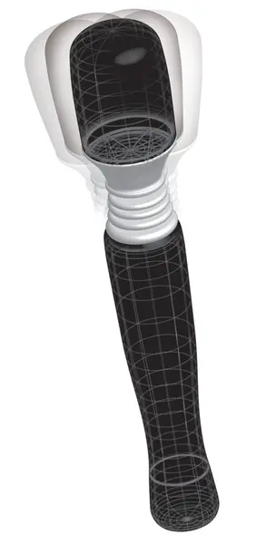 Pipedream Wanachi Mini Masažer Crni Multi-Brzinski 21cm Kompaktni Wand